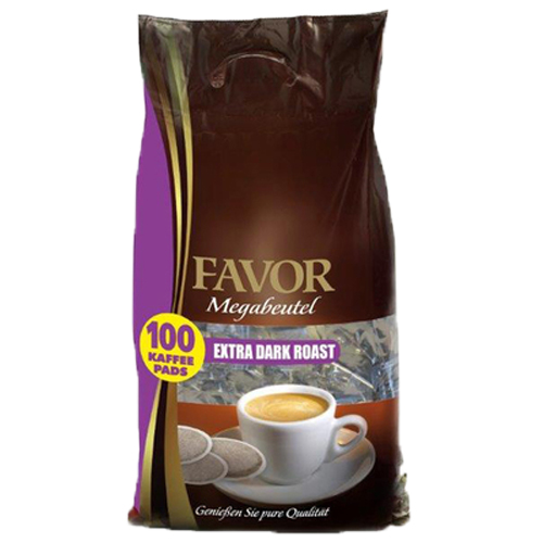 Favor - Extra Dark Roast Megazak - 100 pads