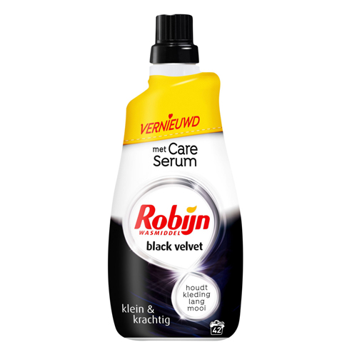 Robijn - Klein & Krachtig Wasmiddel black velvet - 42 wasbeurten (1470ml)