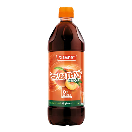 Slimpie - Ice tea Perzik Siroop - 6x 650ml