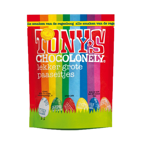 Tony's Chocolonely - Paaseitjes assorti zak - 255g
