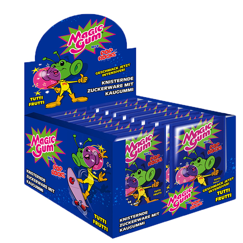 Zeta - Magic Gum Pop Rocks - Tutti Frutti - 50 bags